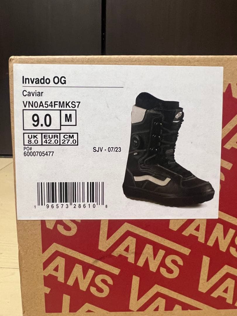 VANS スノーボードブーツ ブラック/ホワイト