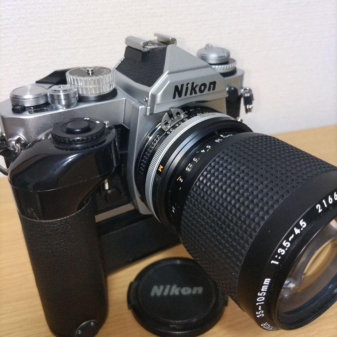 Nikon FM3A シルバー　美品　モータードライブセット