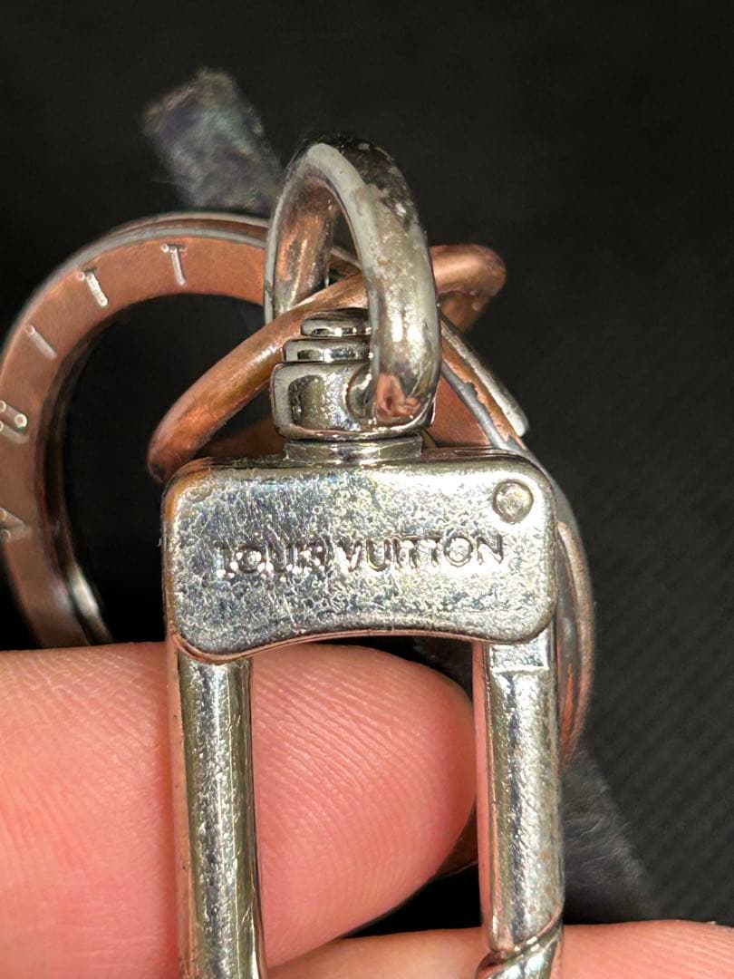 (*店様 【本物】ヴィトン キーリング エピ ブルー メンズ レディース M68