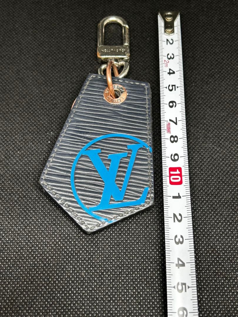 (*店様 【本物】ヴィトン キーリング エピ ブルー メンズ レディース M68