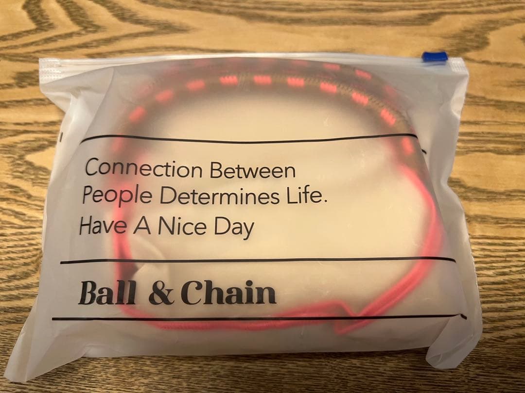 ボールアンドチェーン　カフェタナカ　エコバッグ　ベージュ　新品未開封