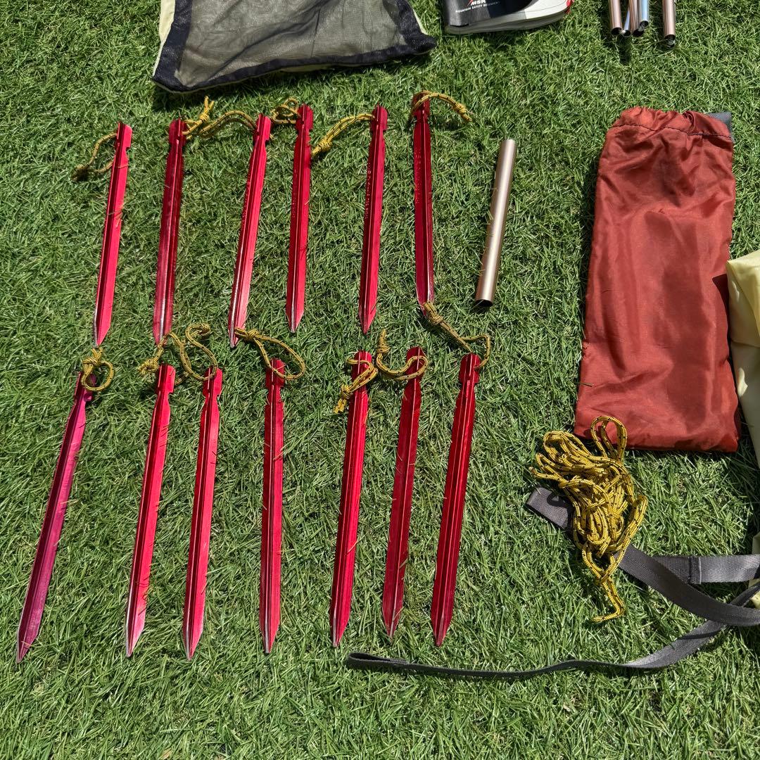 希少　MSR モールーム2P フットプリント　タグ付き