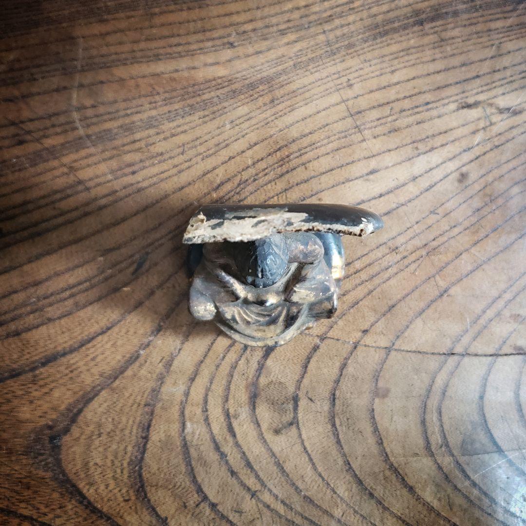 木彫 阿弥陀如来 坐像 台座　光背 小型 時代物 骨董 仏像　訳あり