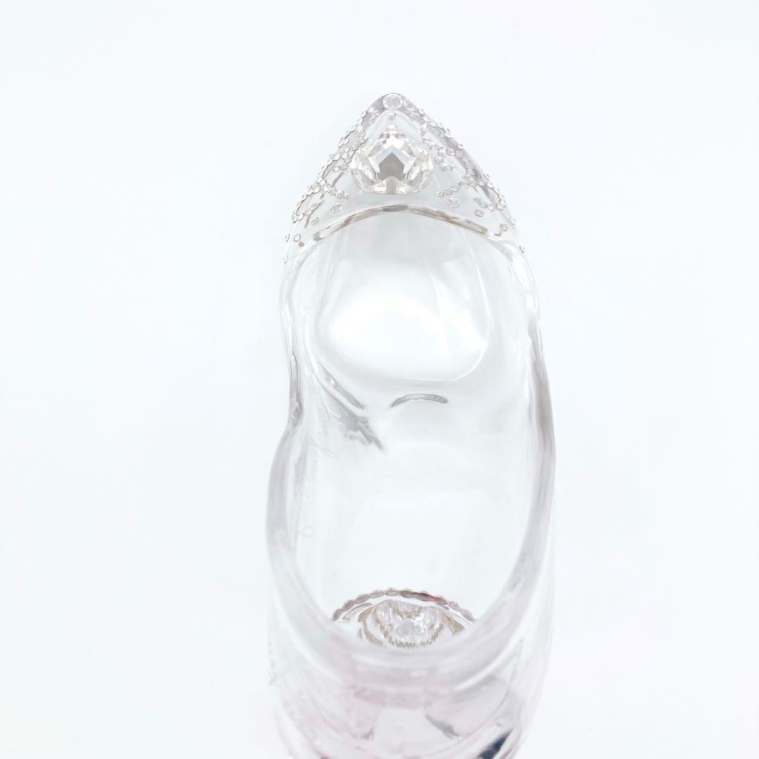 本当に履けるガラスの靴 エマ EMMA デコレーションハート リングバラ付き