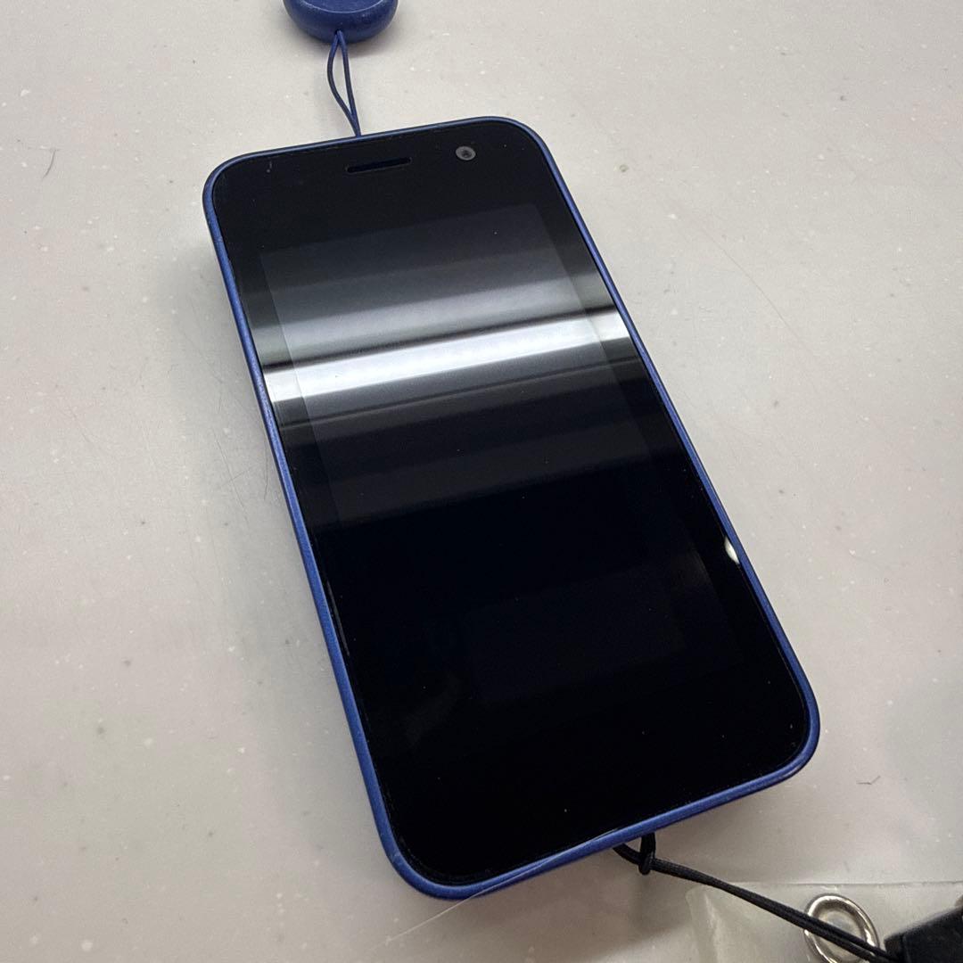 docomo KY-41C ブルー 携帯電話本体