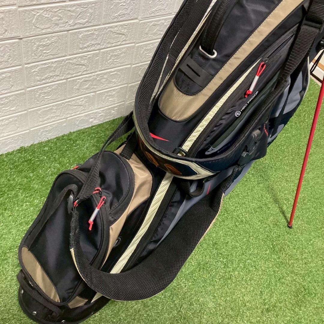 NIKE ナイキ　キャディバッグ　　スタンド式　ブラック