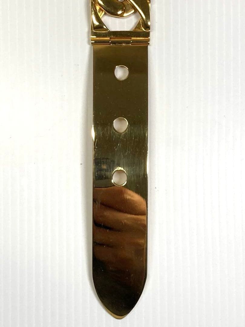 美品　GUCCI グッチ　チェーンベルト　ゴールドカラー