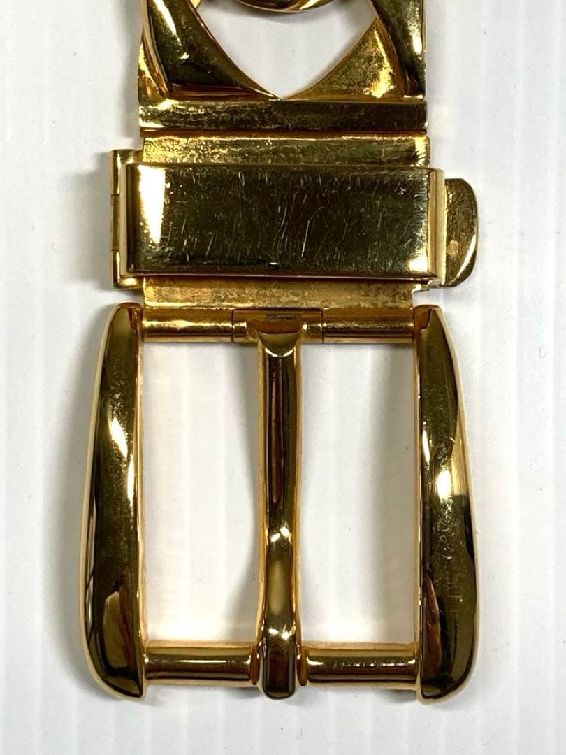 美品　GUCCI グッチ　チェーンベルト　ゴールドカラー
