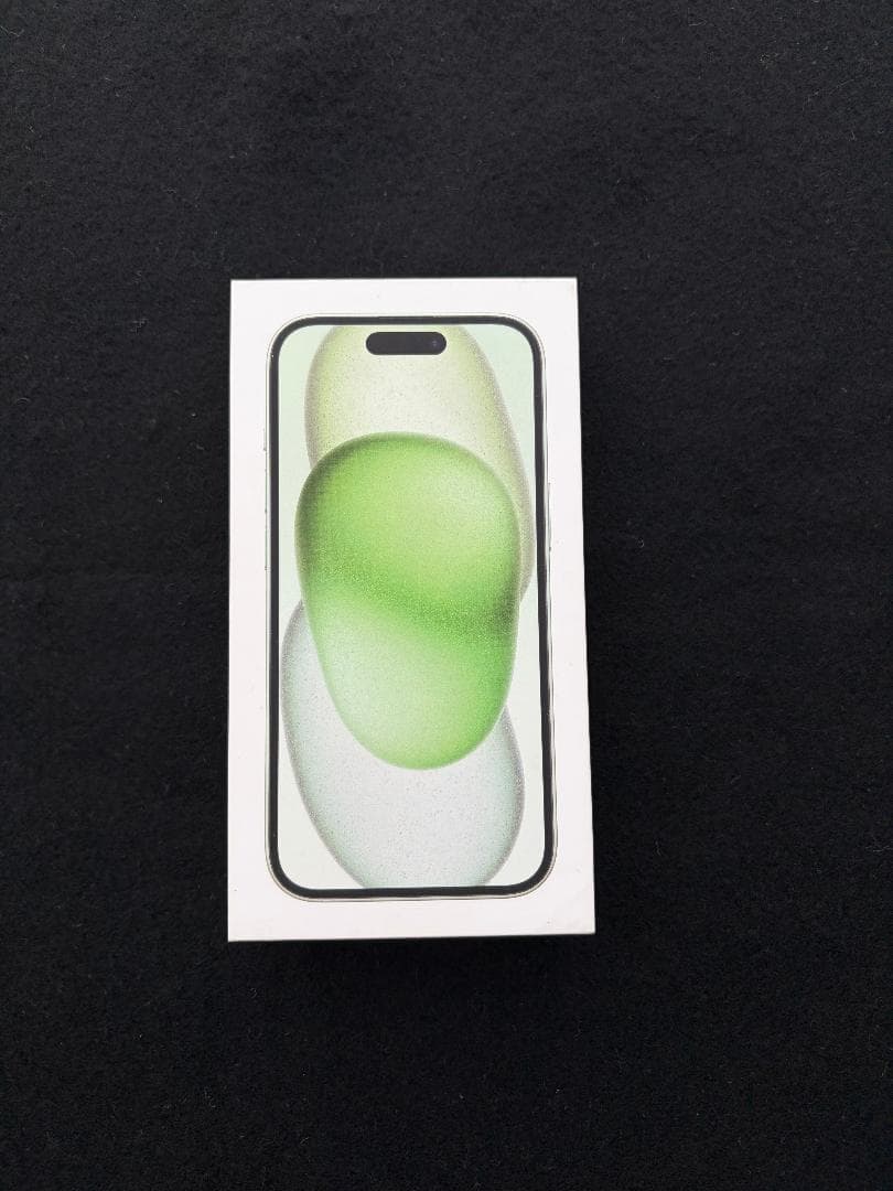 iPhone15 グリーン バッテリー99％ ＋ TPUケース