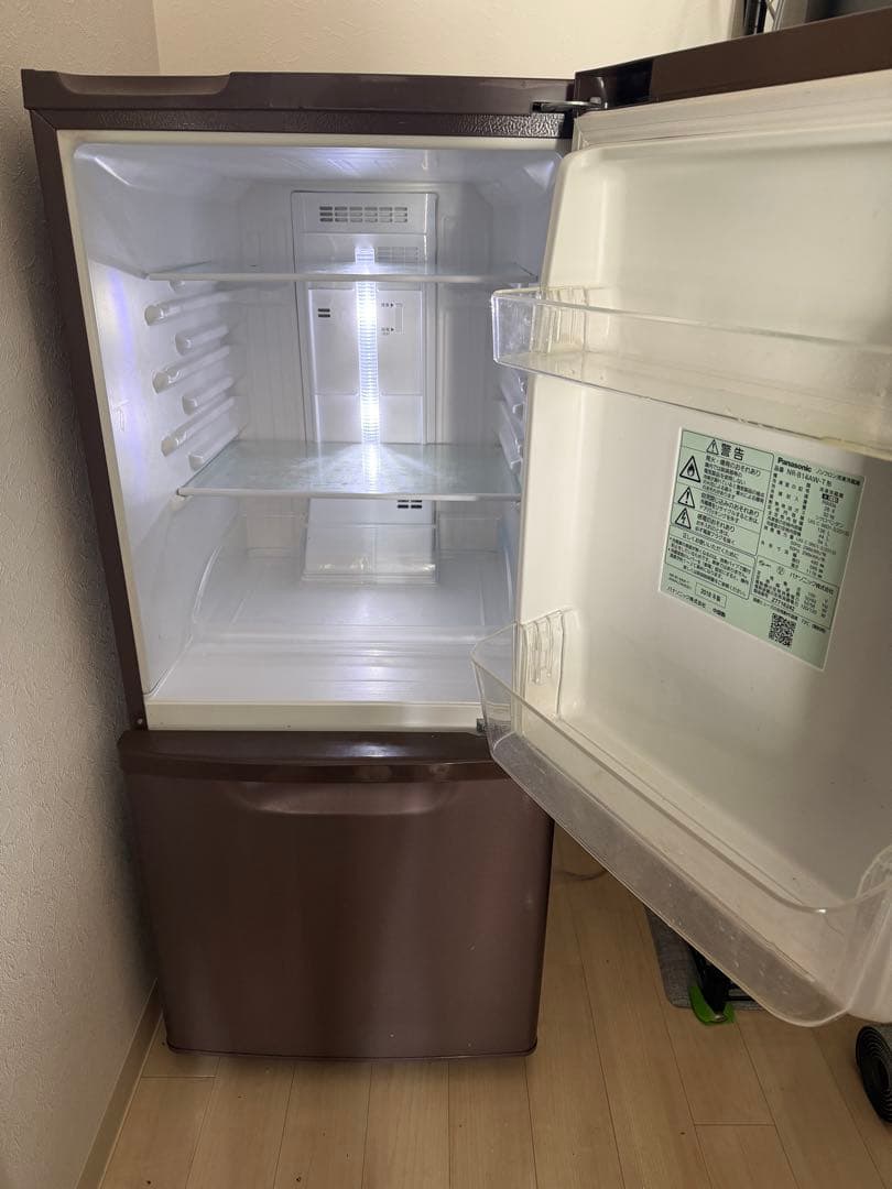 Panasonic 冷蔵庫　NR-B14AW-T [マホガニーブラウン]