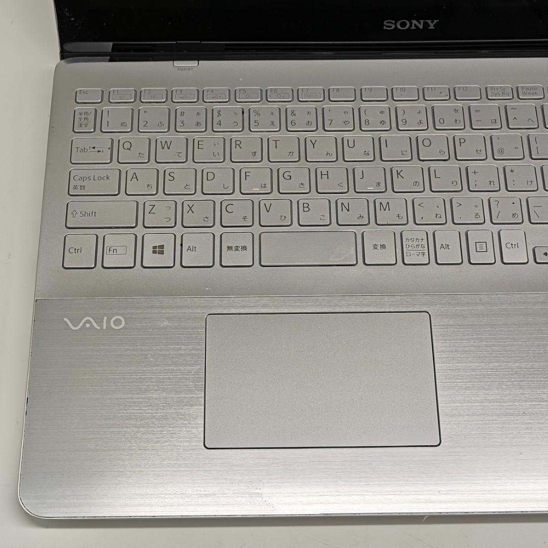 【VAIO】SVF 高性能i7 SSD256GB 12GB シルバー ノートPC