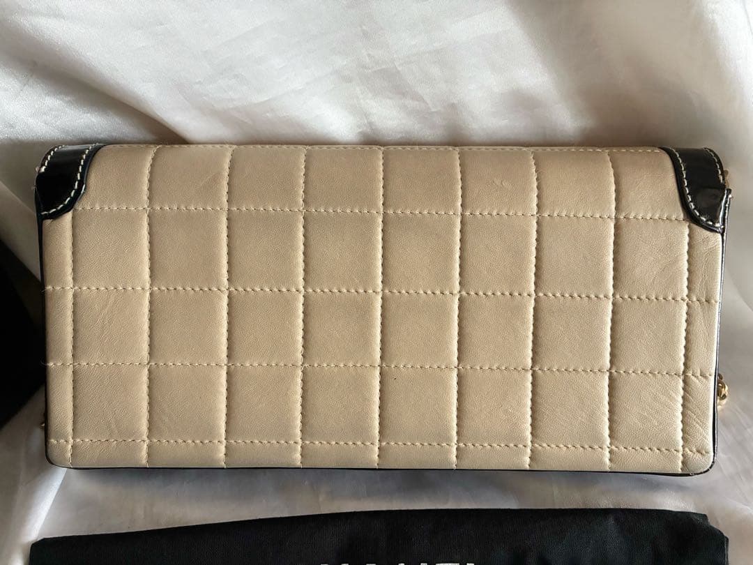 早い者勝ち♡CHANEL チョコバー　バイカラー　ラムスキン チェーンバッグ