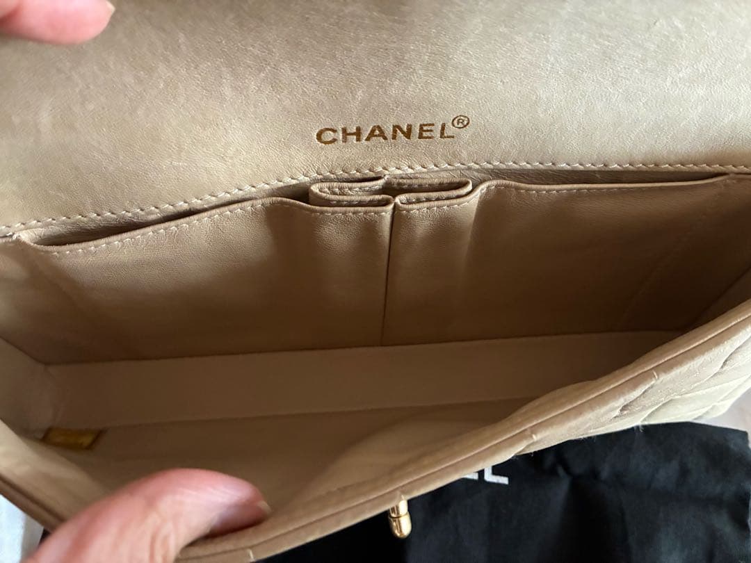 早い者勝ち♡CHANEL チョコバー　バイカラー　ラムスキン チェーンバッグ