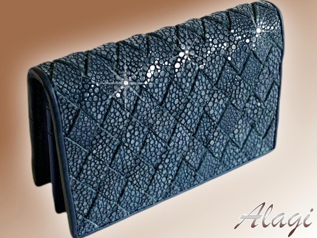 ☆まれ☆ガルーシャ　名刺入れ　イントレチャート加工　2点セット