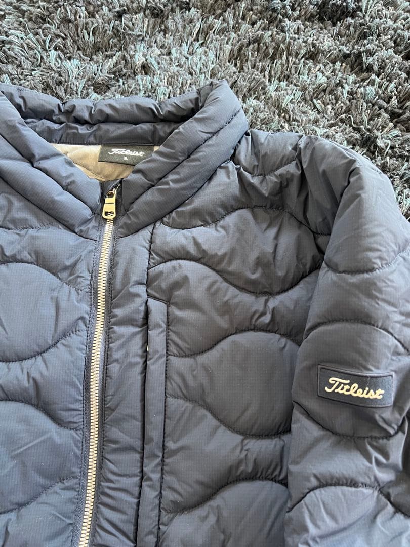 Titleist グレー キルティングジャケット L ゴルフウェア