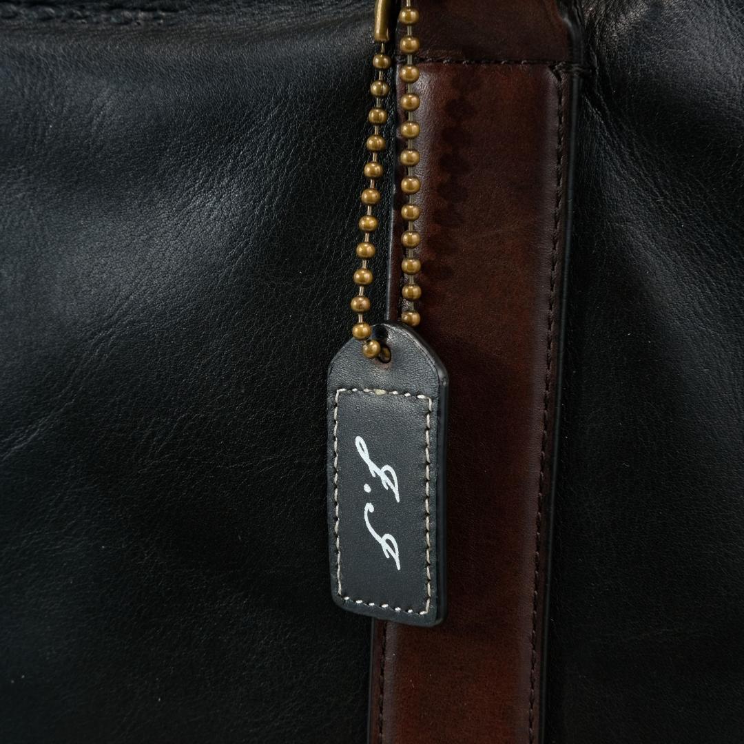 COACH レキシントン メトロポリタン ビジネスバッグ 2way ブラック 茶