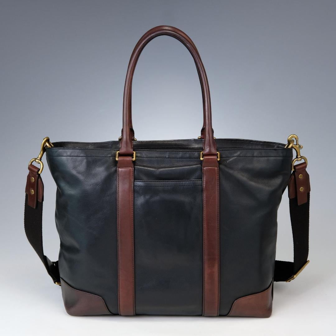 COACH レキシントン メトロポリタン ビジネスバッグ 2way ブラック 茶