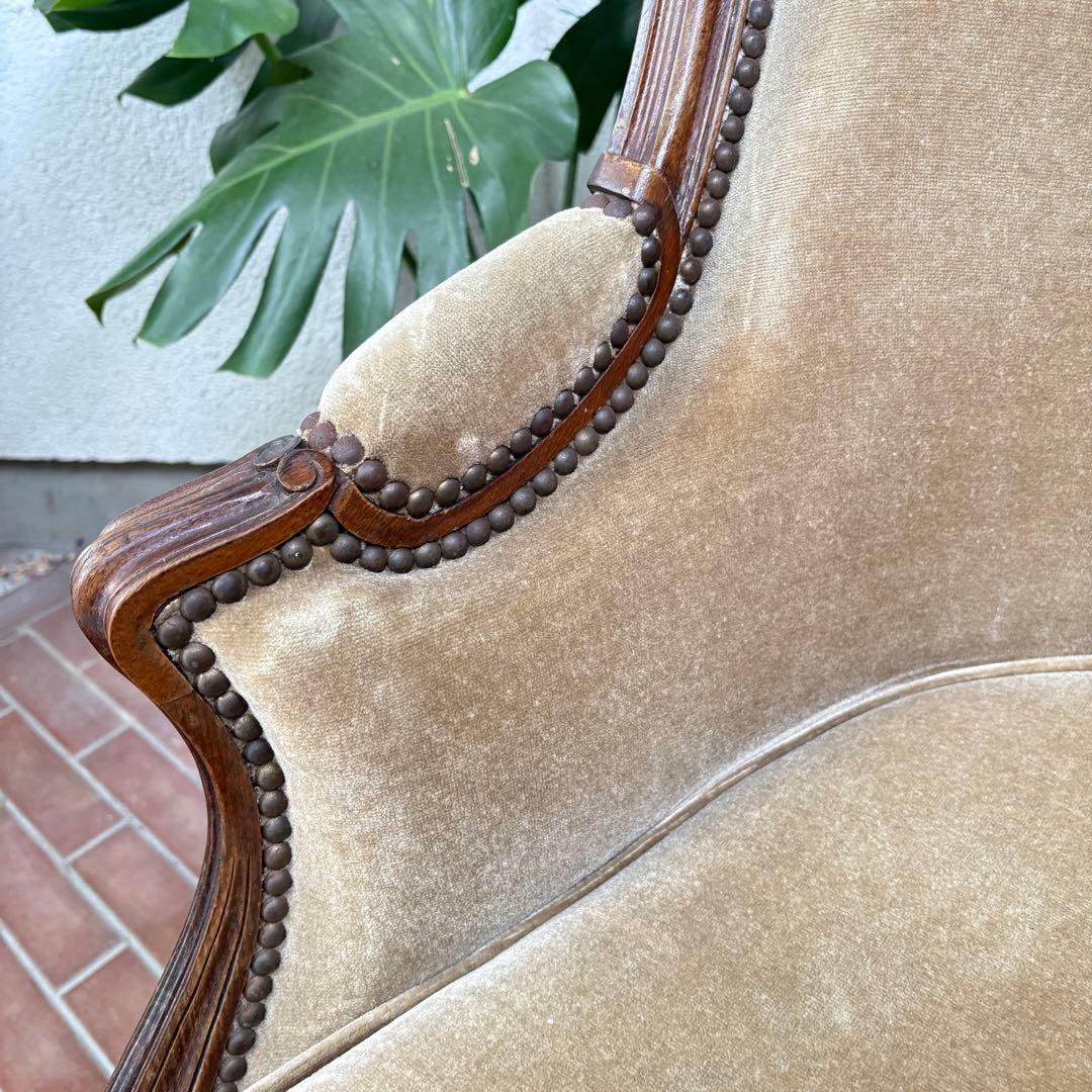 【アンティーク】ソファ イギリス フランス サロンチェア 椅子 ビィンテージ