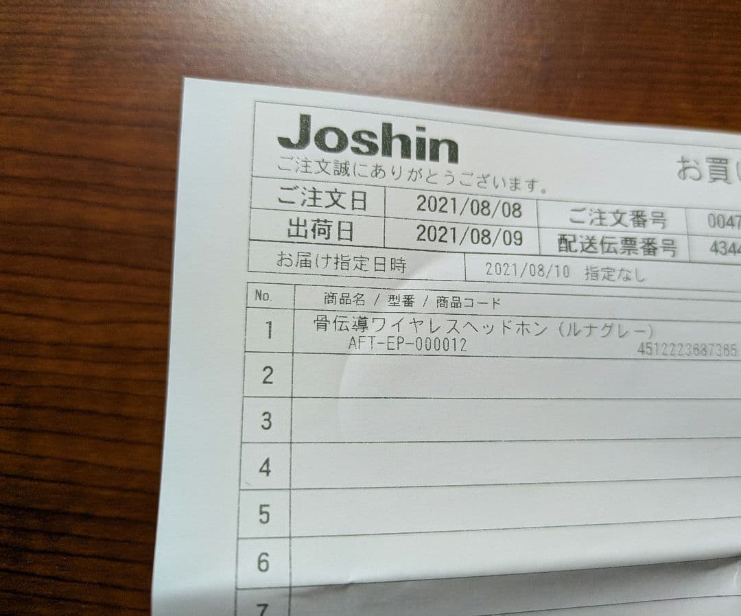 AEROPEX 骨伝導イヤホン グレー ケース付き