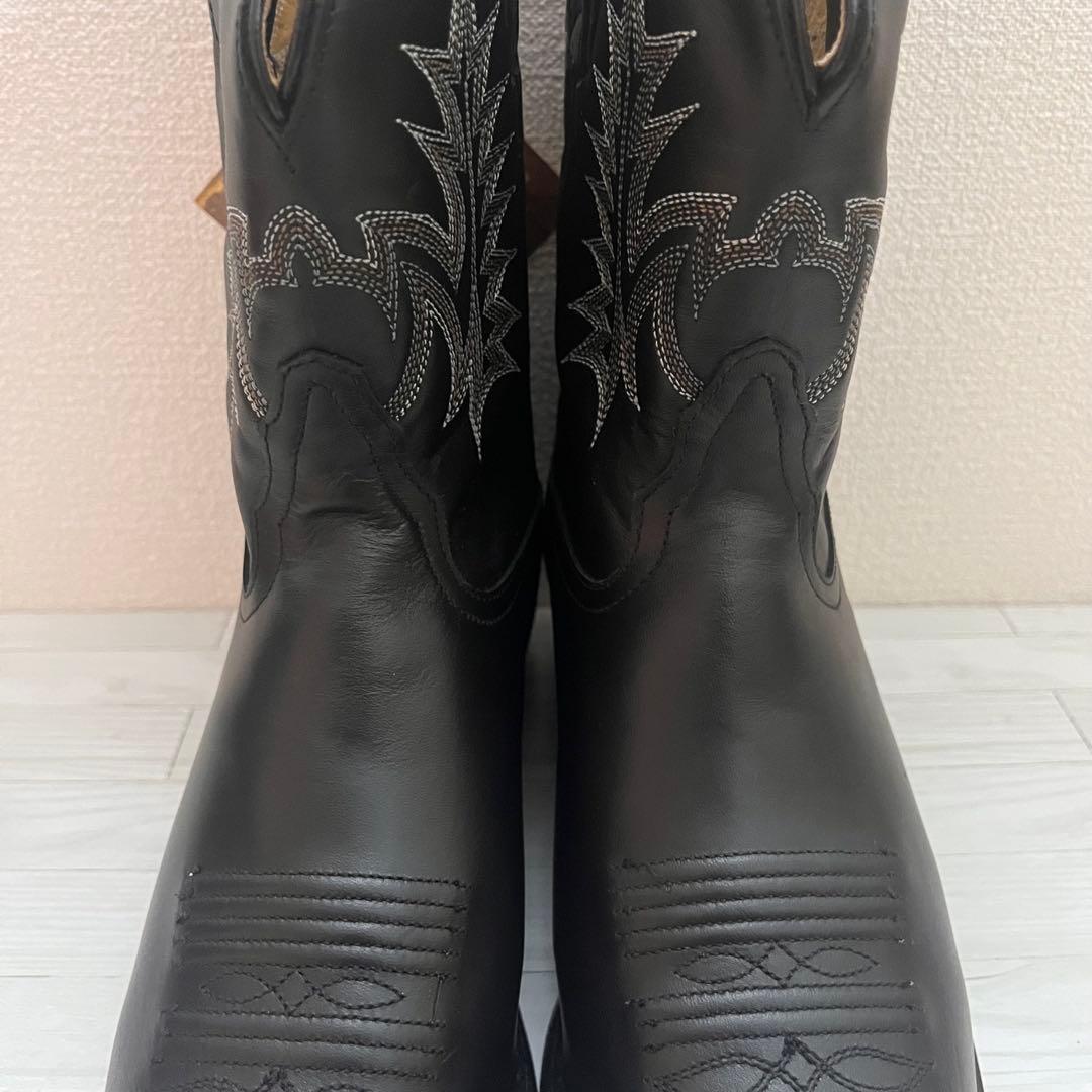 タグ付き✨　Tony Lamaトニーラマ　ウエスタンブーツ　ブラック　レザー