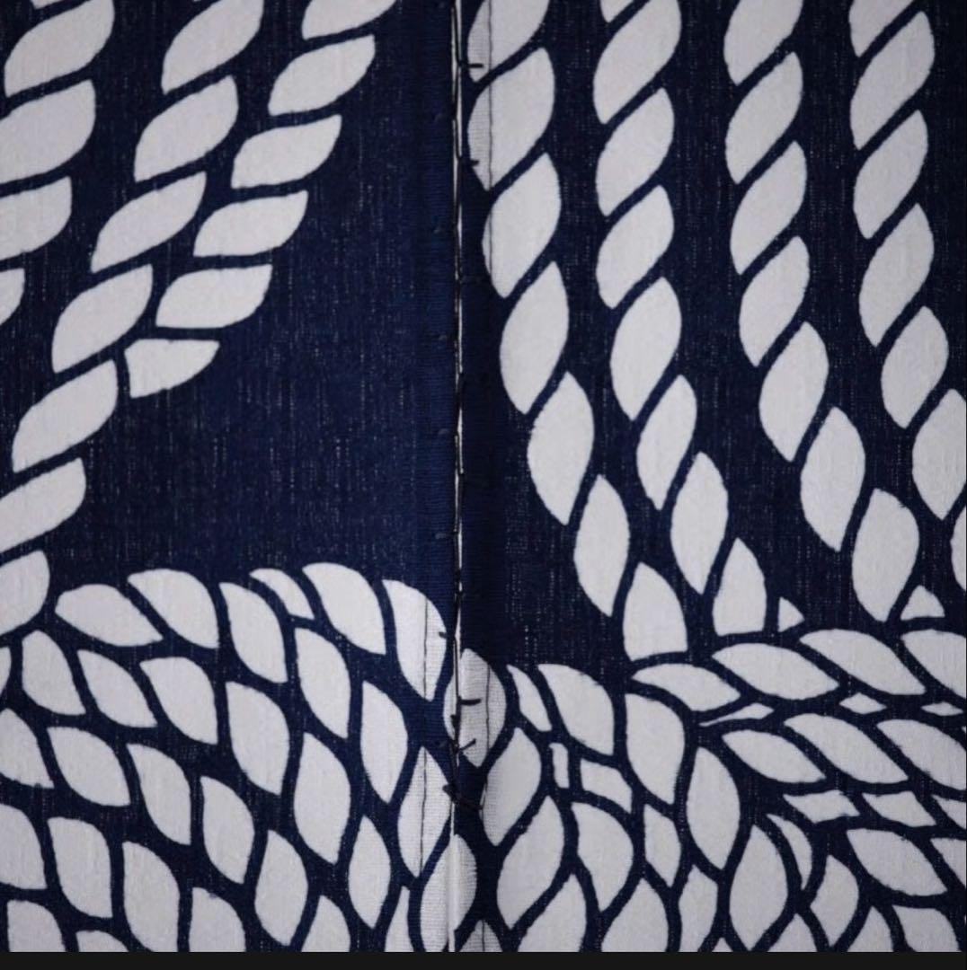 芹沢銈介　綿暖簾　縄のれん文85×120㎝