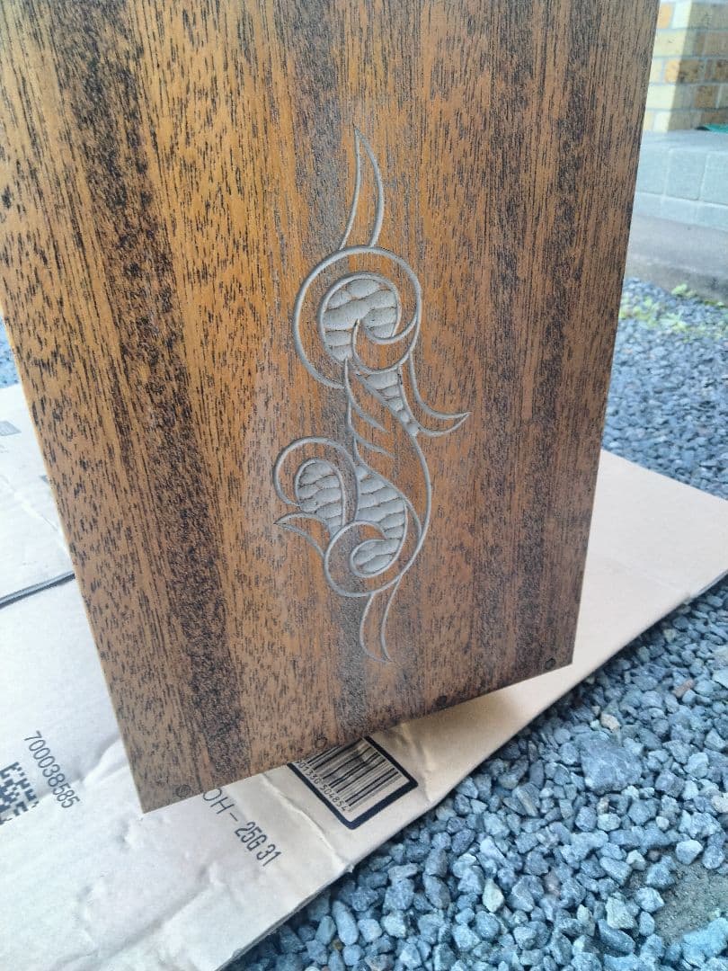 レトロ京都銀行20周年記念木製飾り棚ショーケース