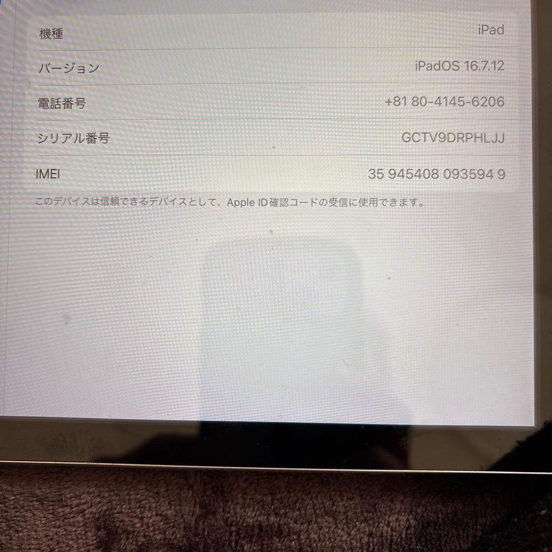 美品　動作確認バッチリ！iPad 第5世代