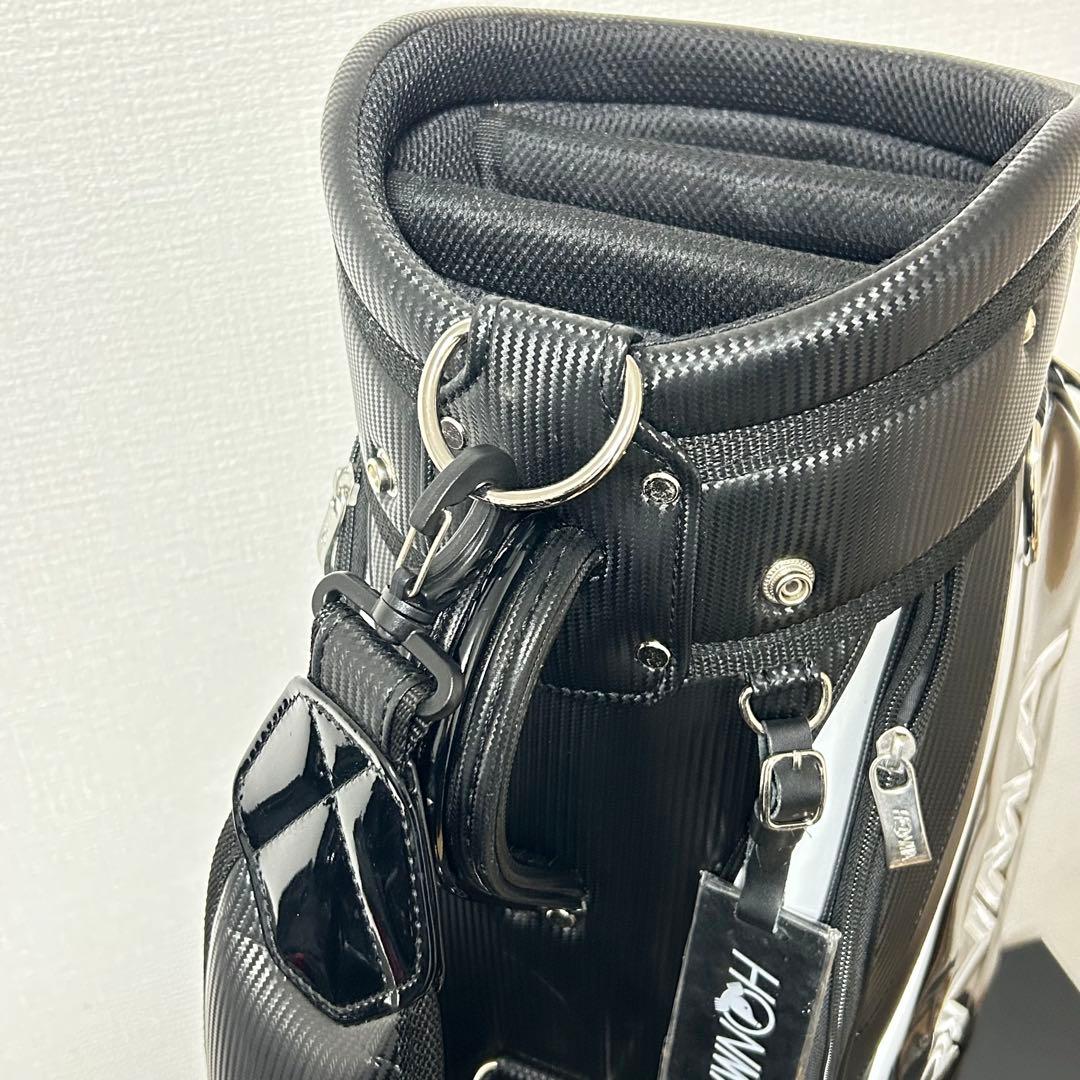 ホンマ HONMA キャディバッグ ブラック 9型フード付 綺麗め
