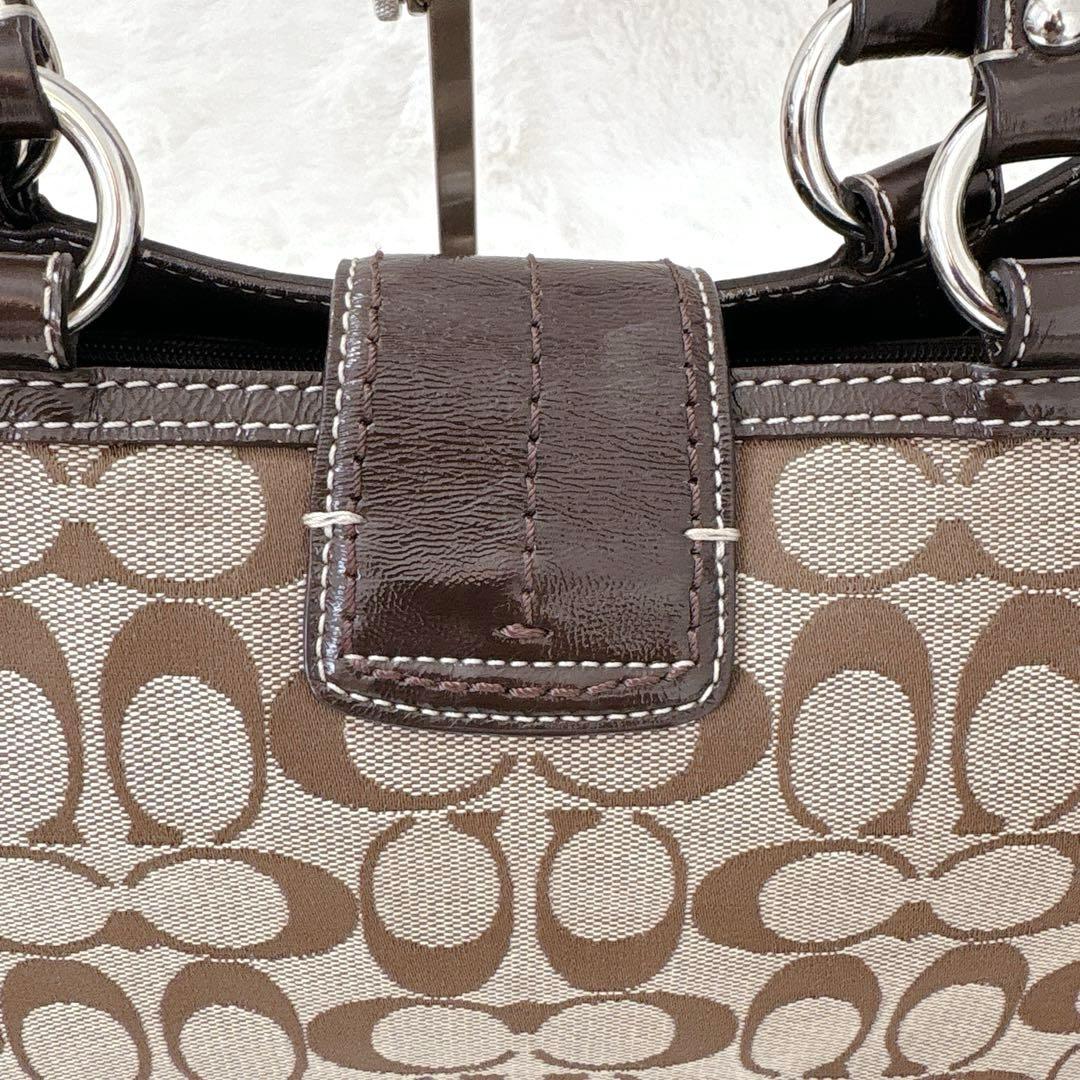 COACH コーチ トートバッグ　シグネチャー キャンバス　ショルダーバッグ