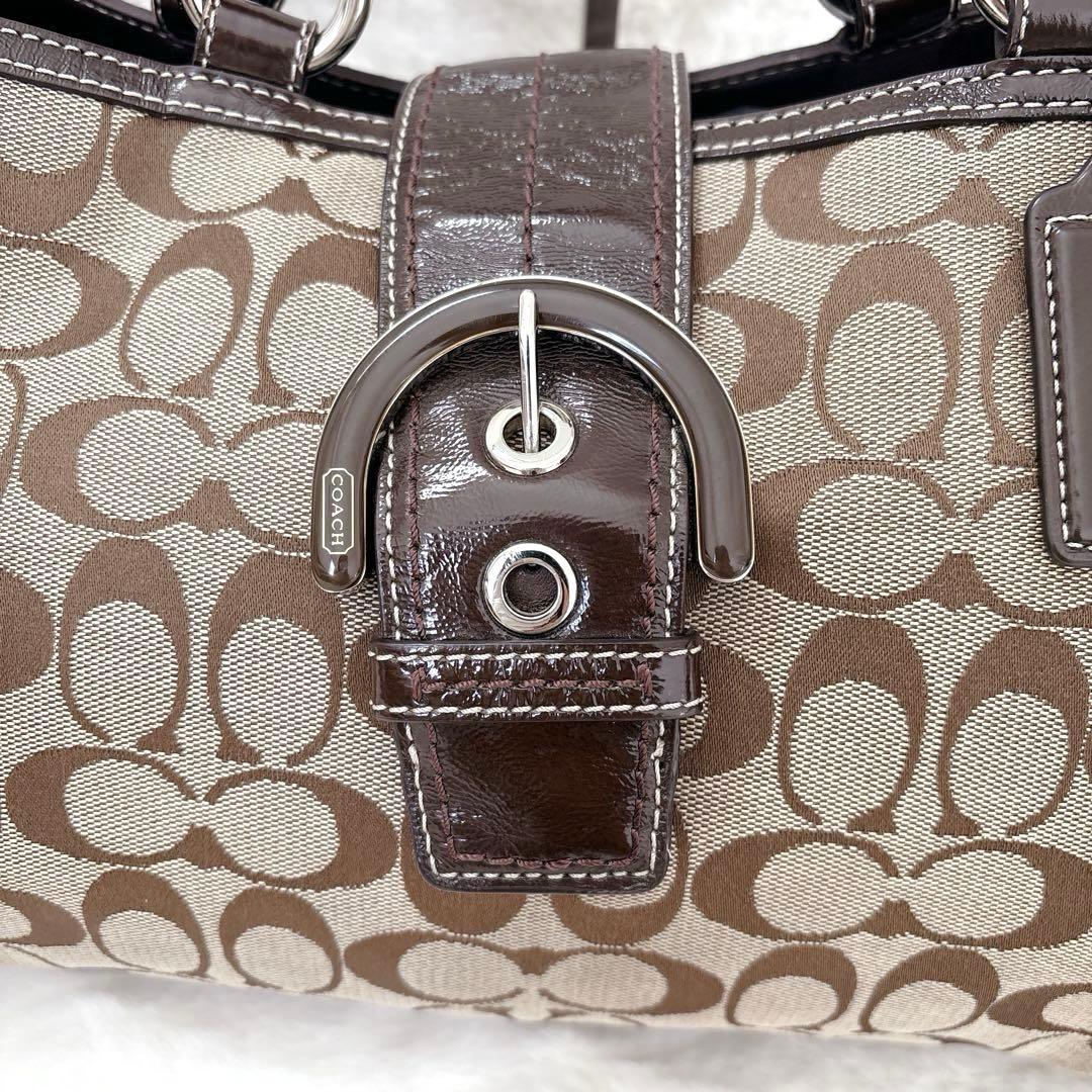 COACH コーチ トートバッグ　シグネチャー キャンバス　ショルダーバッグ