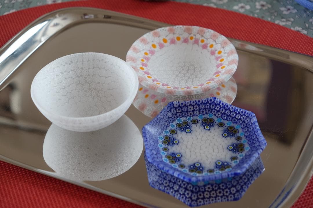 ミルフィオリ プレート ガラス 検/伊藤聡信 辻和美 澤田和香奈 黒川登紀子