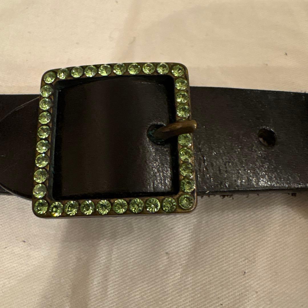 DRIES VAN NOTEN ドリスバンノッテン　リアルレザー ベルト 70