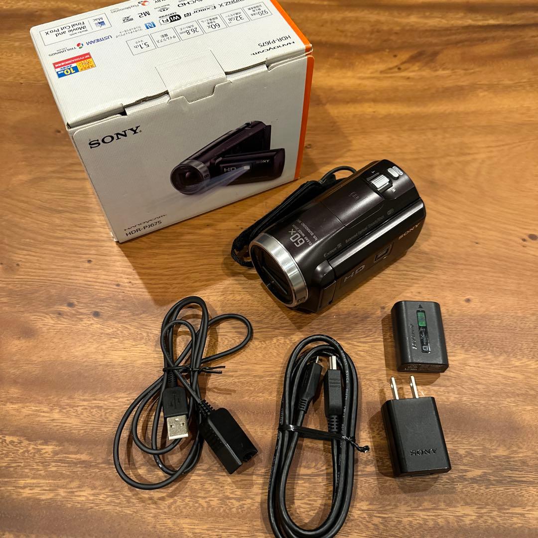 SONY HDR-PJ675 ハンディカム ビデオカメラ プロジェクター内蔵