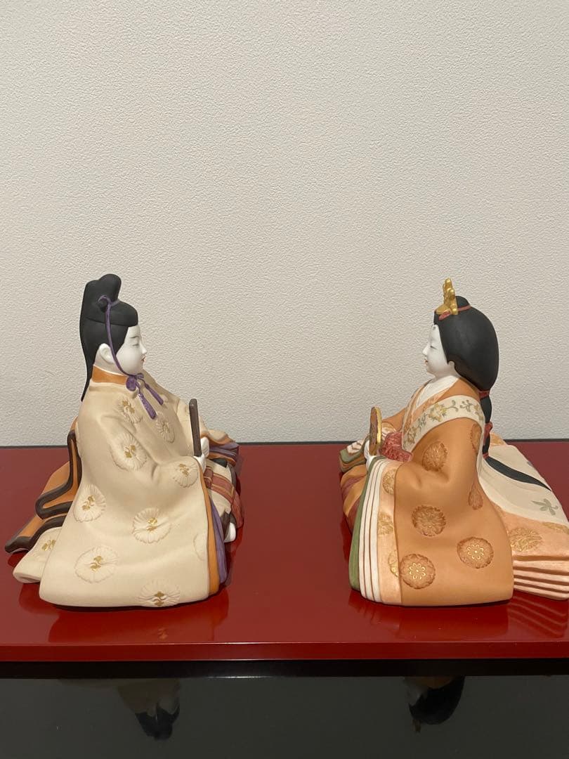【レア】のりたけ謹製　陶器びな　雛人形　お内裏様　お雛様　ビンテージ