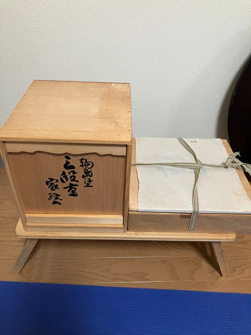 重箱　輪島塗　3段　特注　家紋　丸に木瓜　若島屋謹製