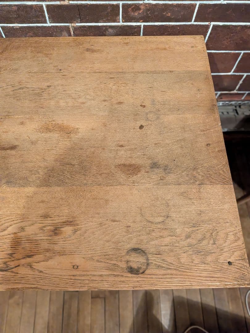 ヴィンテージ　アンティーク片袖机　ワークデスク