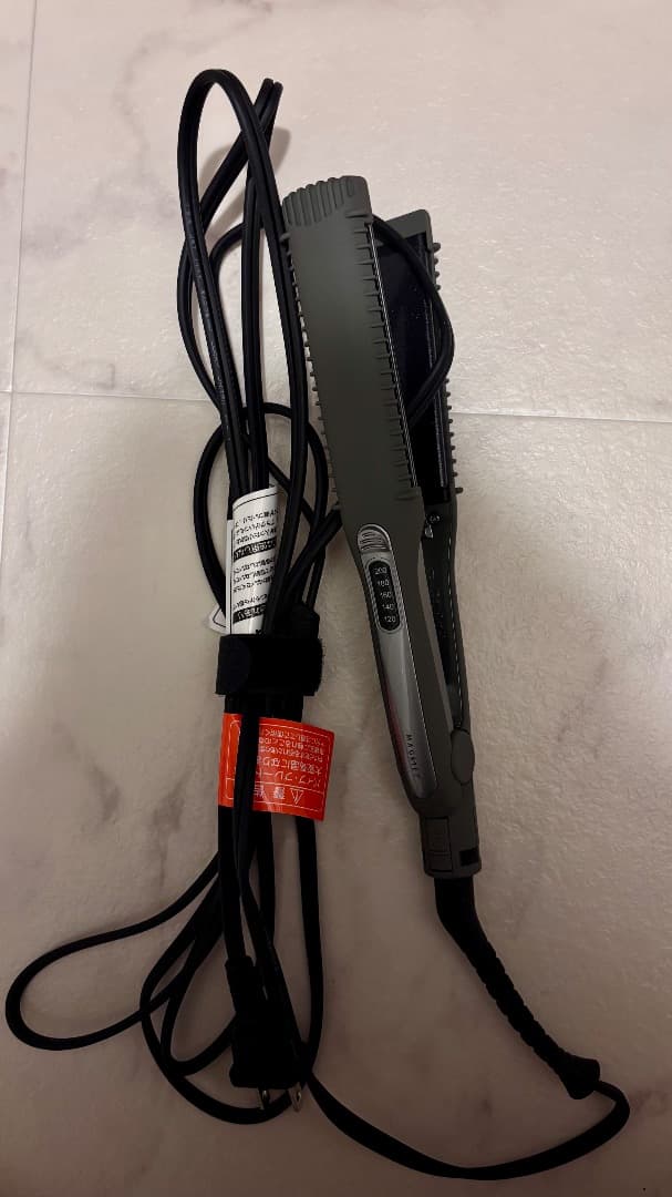 ストレートヘアアイロン グレー