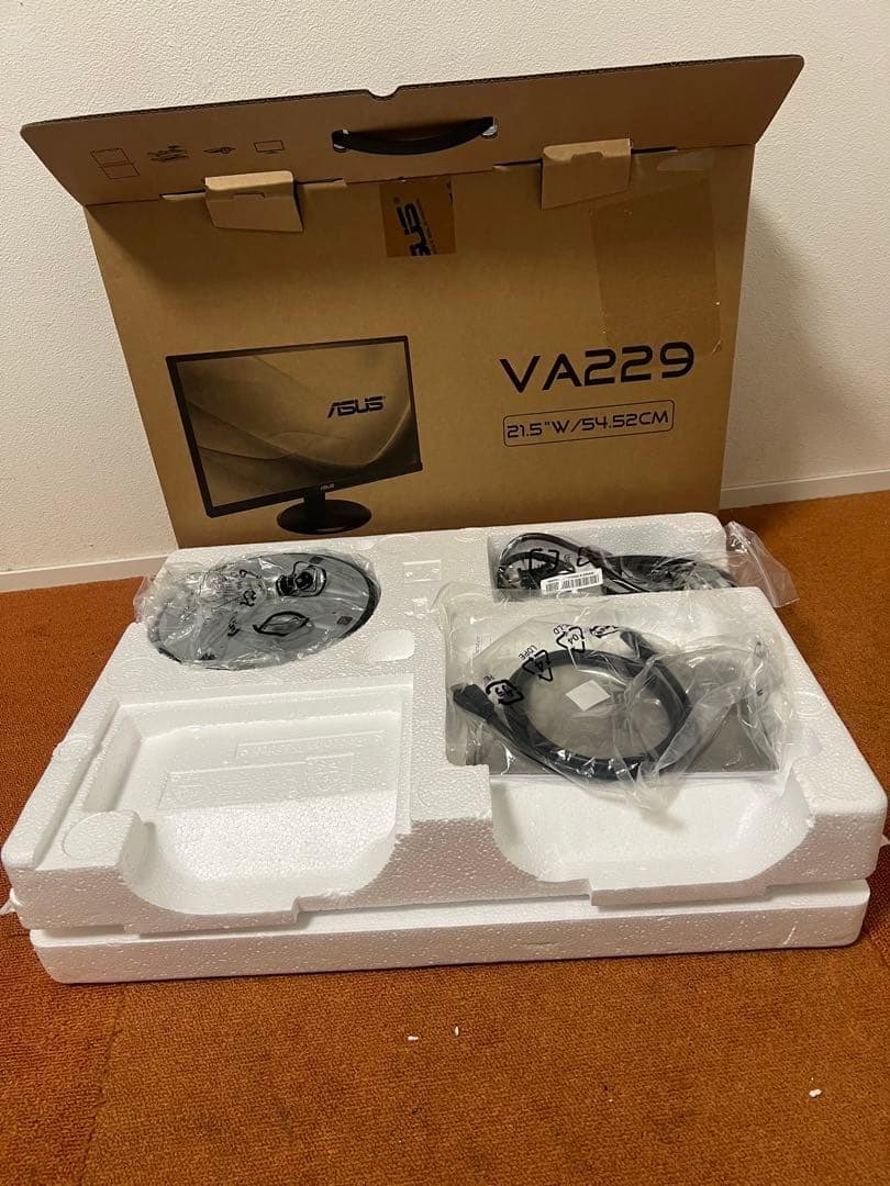 未使用近い ASUS スピーカー内蔵モニター 2022年製 FHD 1080p