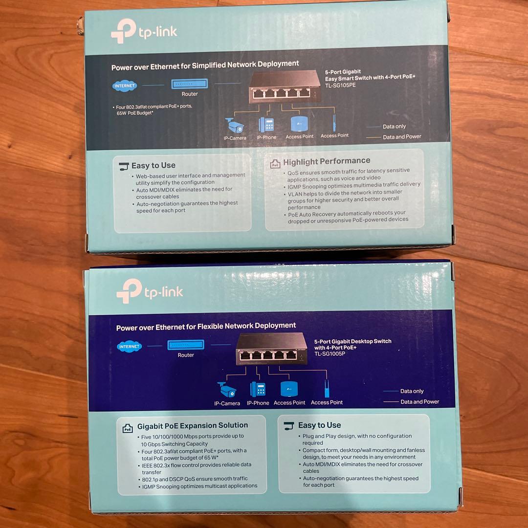 TP-Link 5-Port Gigabit／4-Port PoE+
