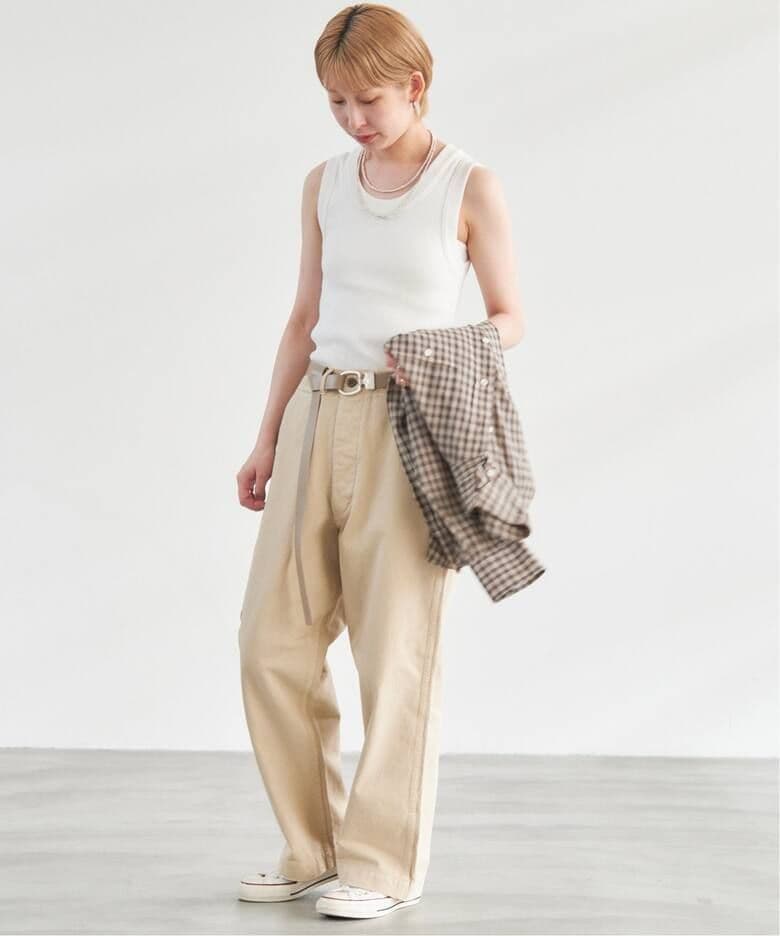 Spick and Span Higuchi×S チノワイドパンツ 38