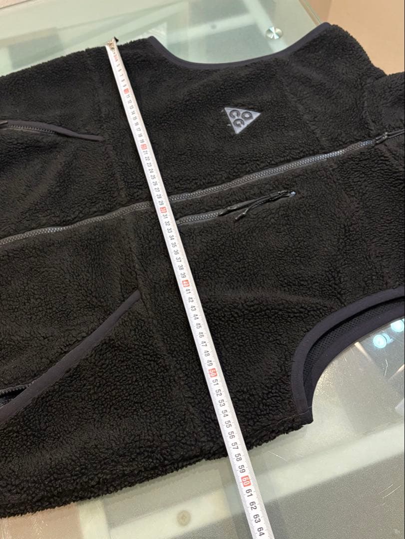 最終価格希少NIKE ACG フリースベスト ブラック Lサイズ