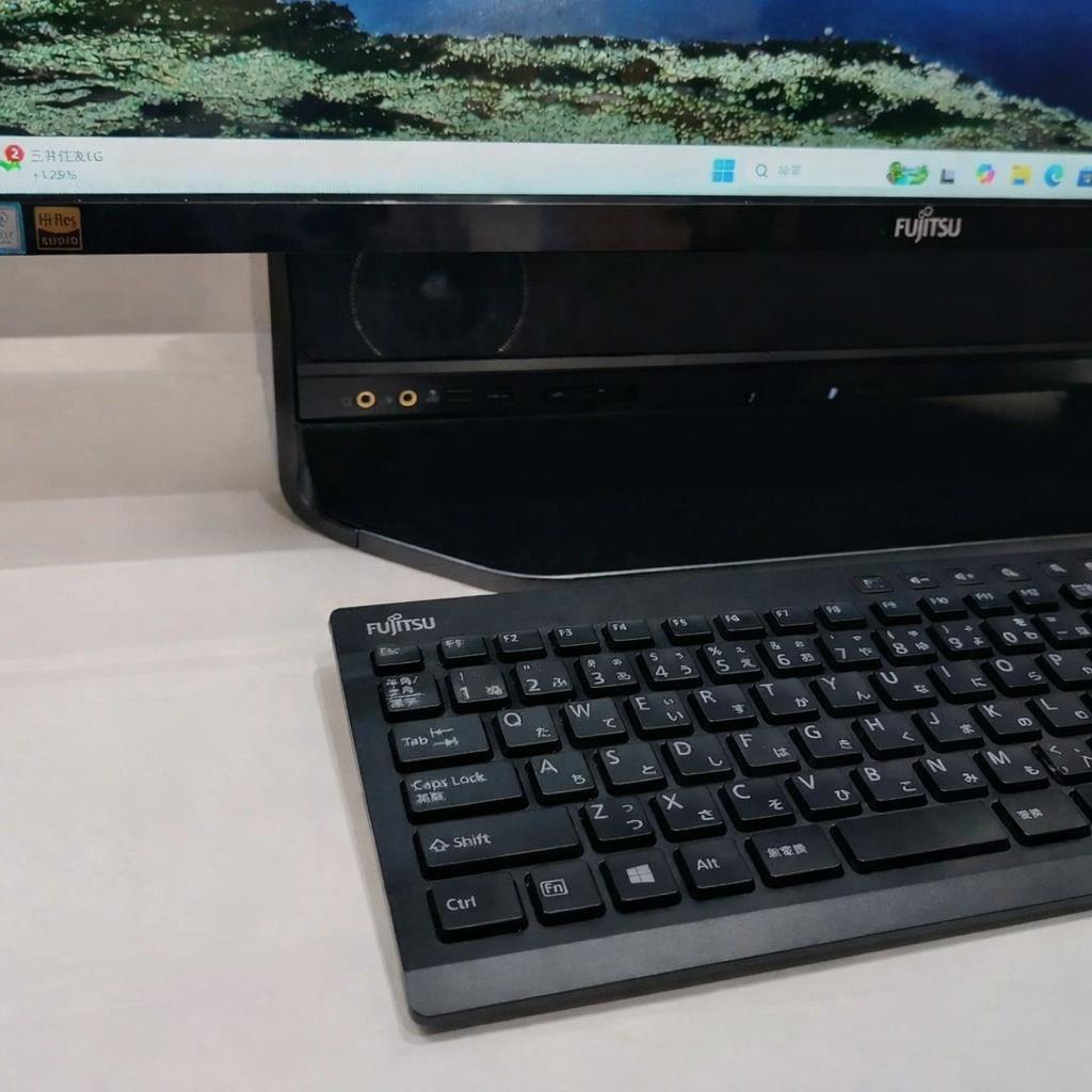 日本製 富士通一体型パソコン i7★W録画★顔認証★Office★M32GB