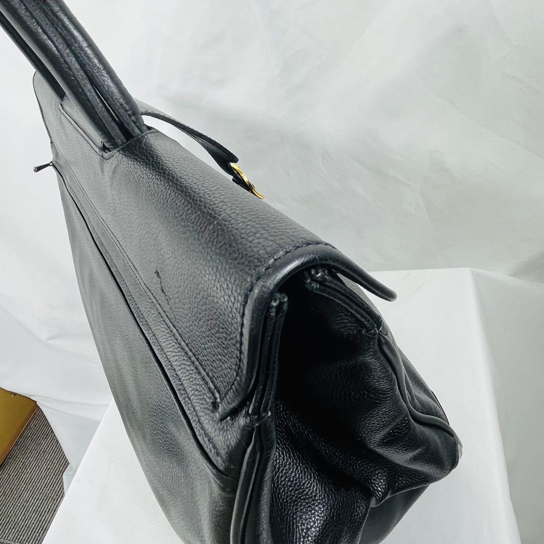 【レア】LONGCHAMP ロンシャン　レザー 　ビジネスバッグ　ボストンバッグ