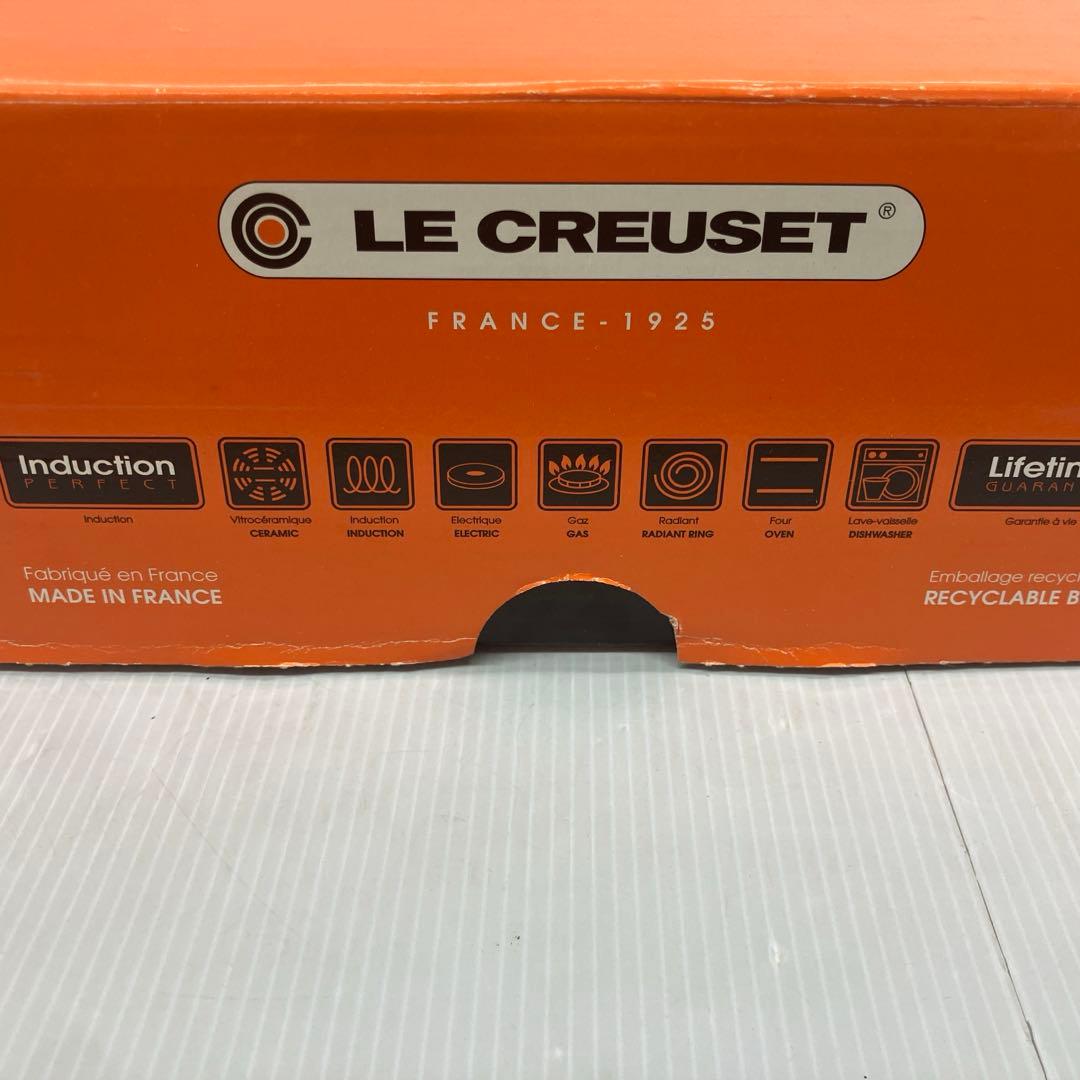 【未使用保管品】ル・クルーゼ ココット・ロンド 20cm ホワイト