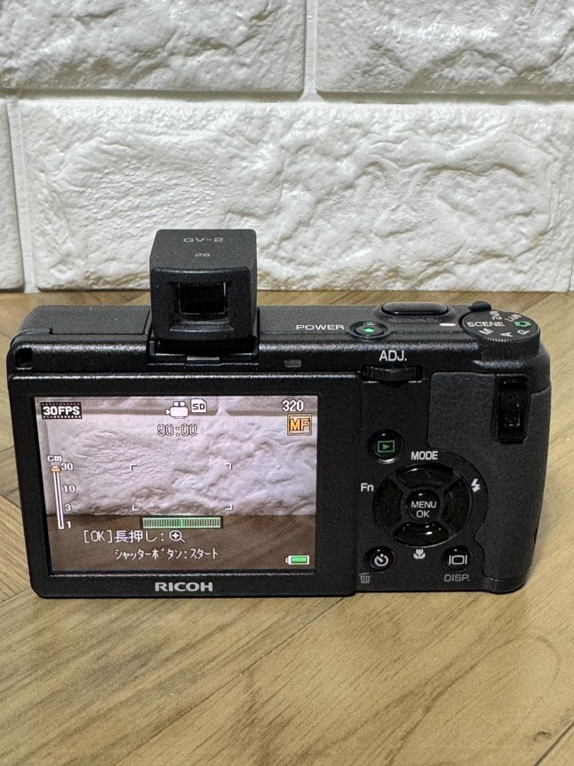 極美品 SHOT数645 RICOH GR DIGITAL II & GV-2