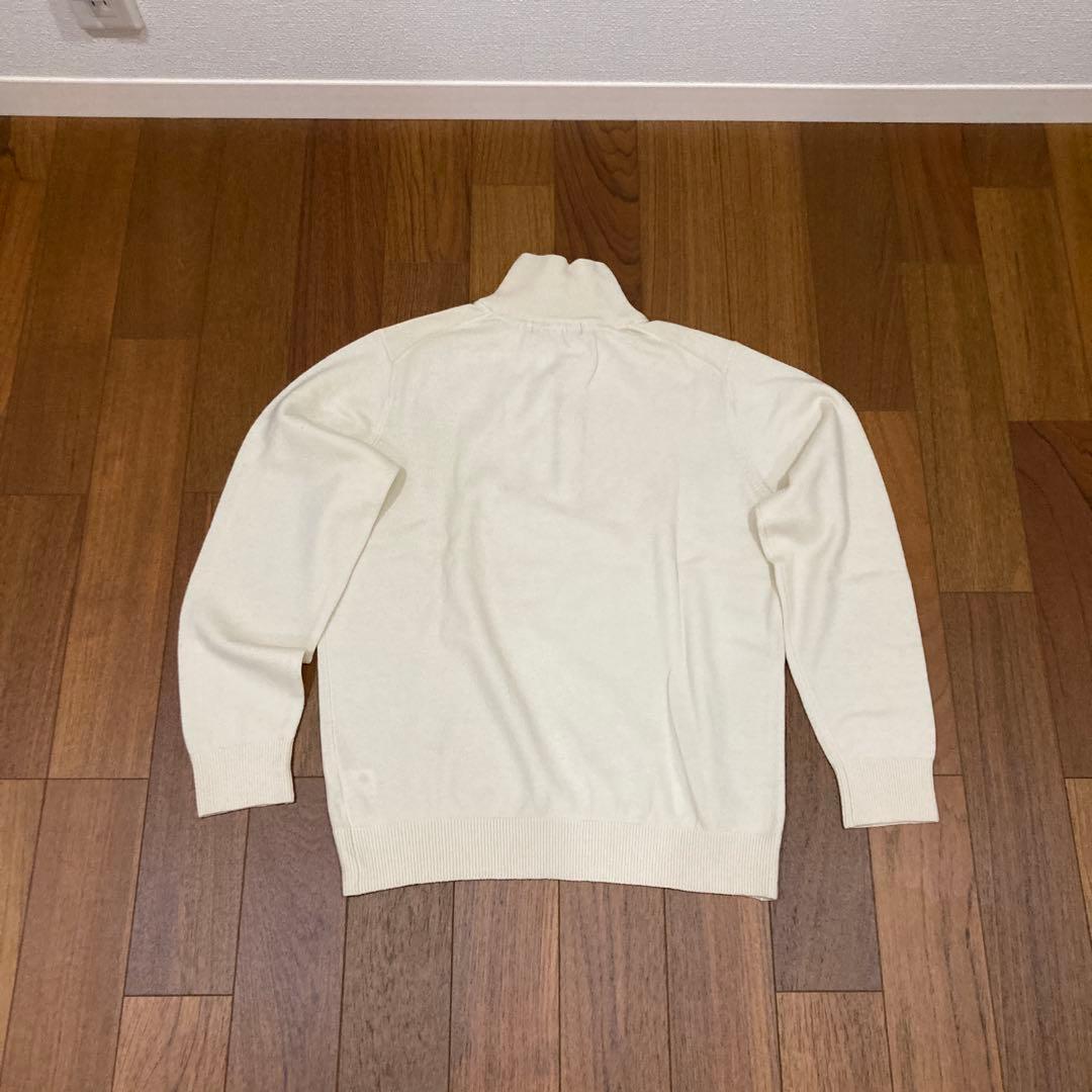 ラコステウールドライバーズニット　ハーフジップニットセーターサイズ4（M）