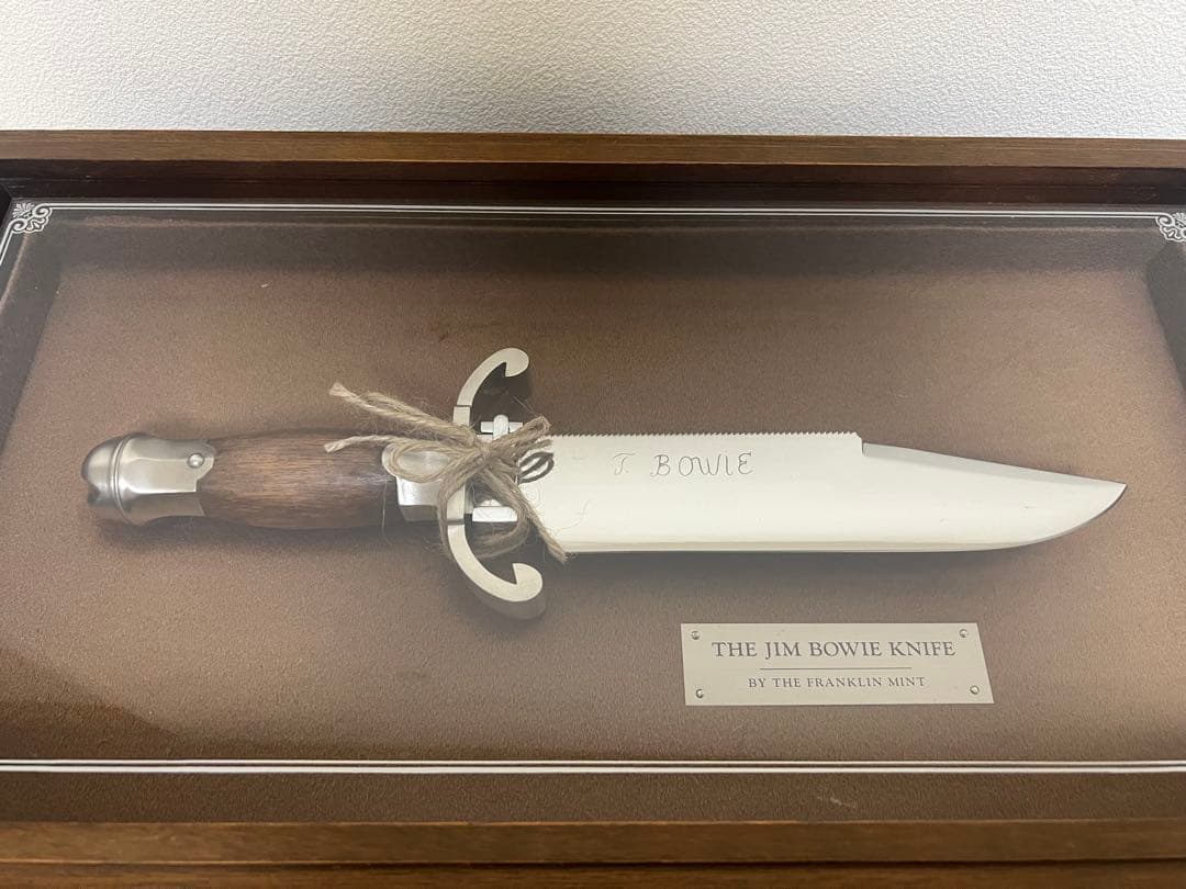 フランクリンミント社JIM BOWIE KNIFE ジムボウイナイフ 木製ケース