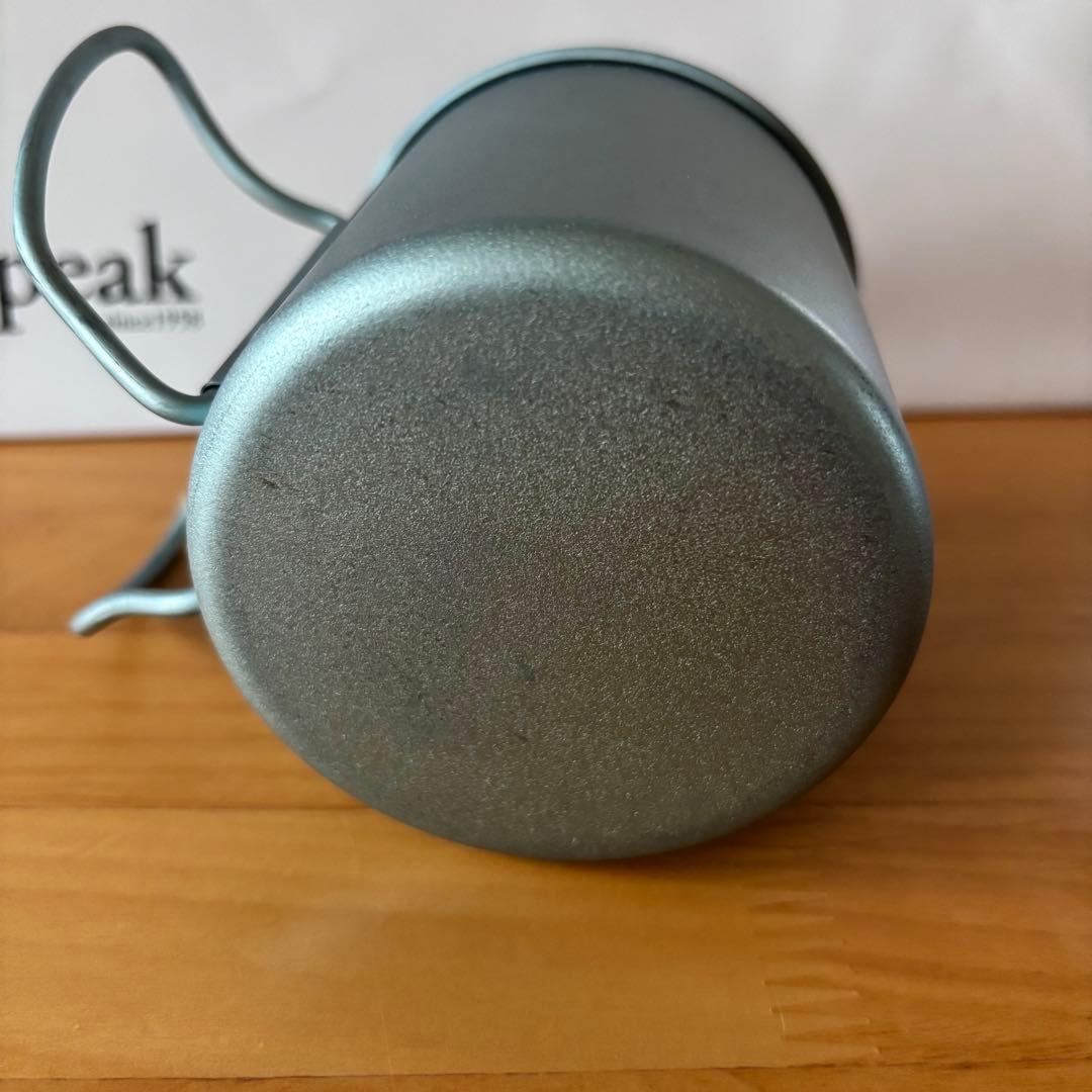 スノーピーク　 peak 限定チタン　マグ　非売品　2ヶ　空色