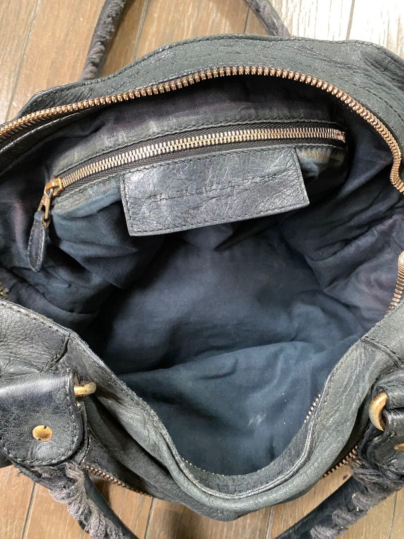 BALENCIAGA ジャイアントシティ ブラック　ピンクゴールド金具 希少