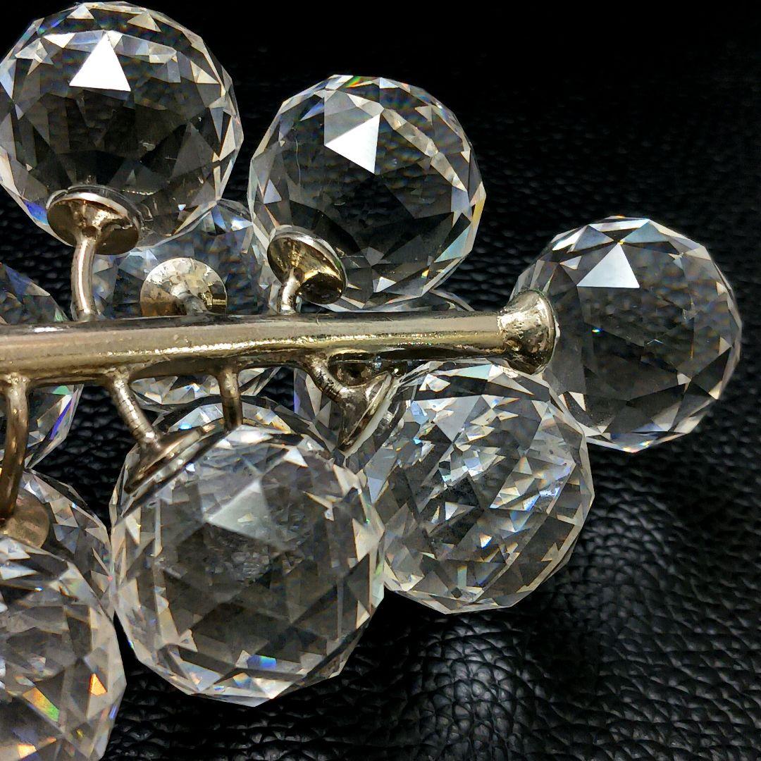 Y2435-3 SWAROVSKI スワロフスキー 葡萄 一房 大き目 オブジェ
